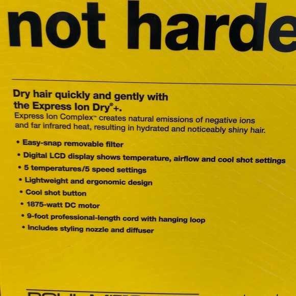 Paul Mitchell Protools express ion blow dryer - Picture 4 of 5